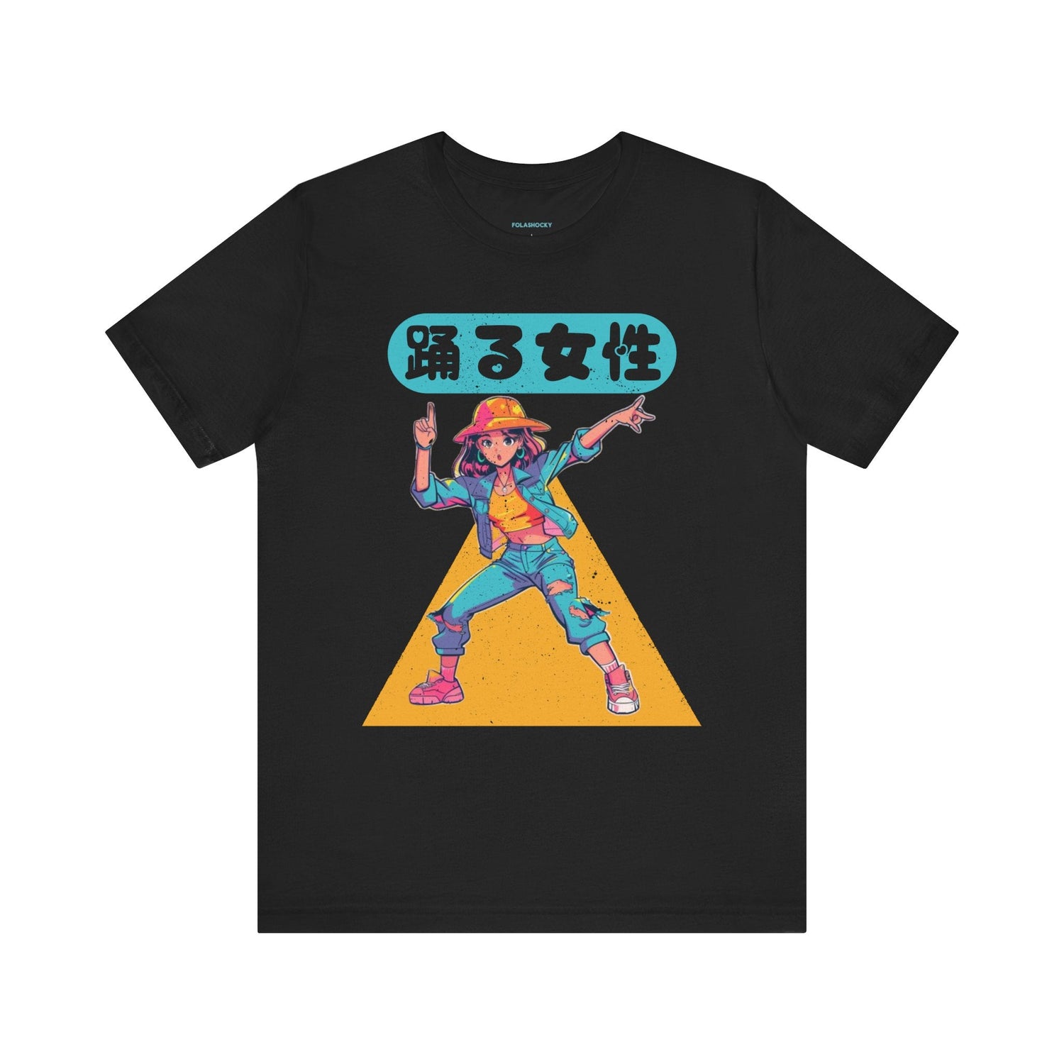 Funny Dancing Anime Woman T Shirt