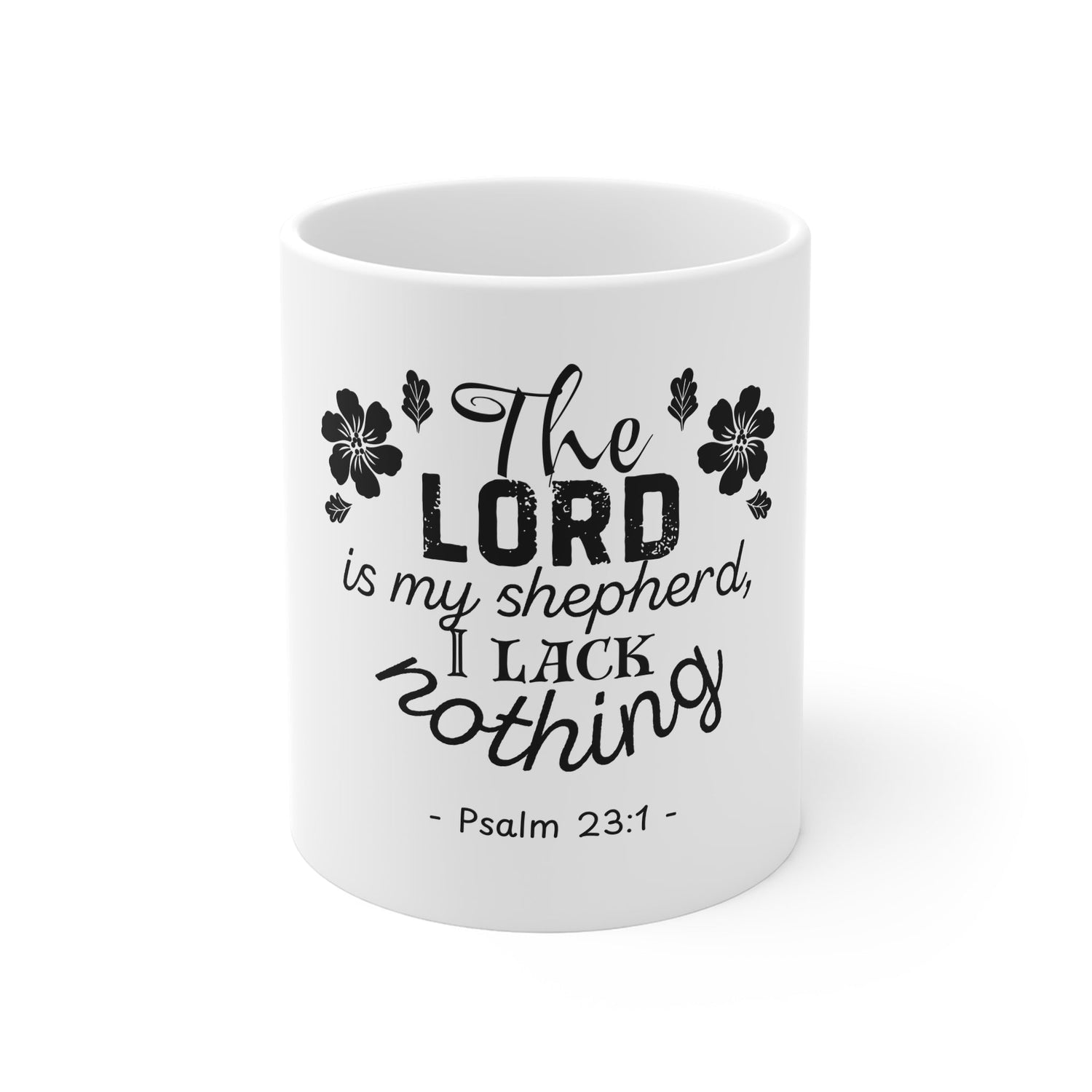 Psalm 23 NIV Bible Verse Mug