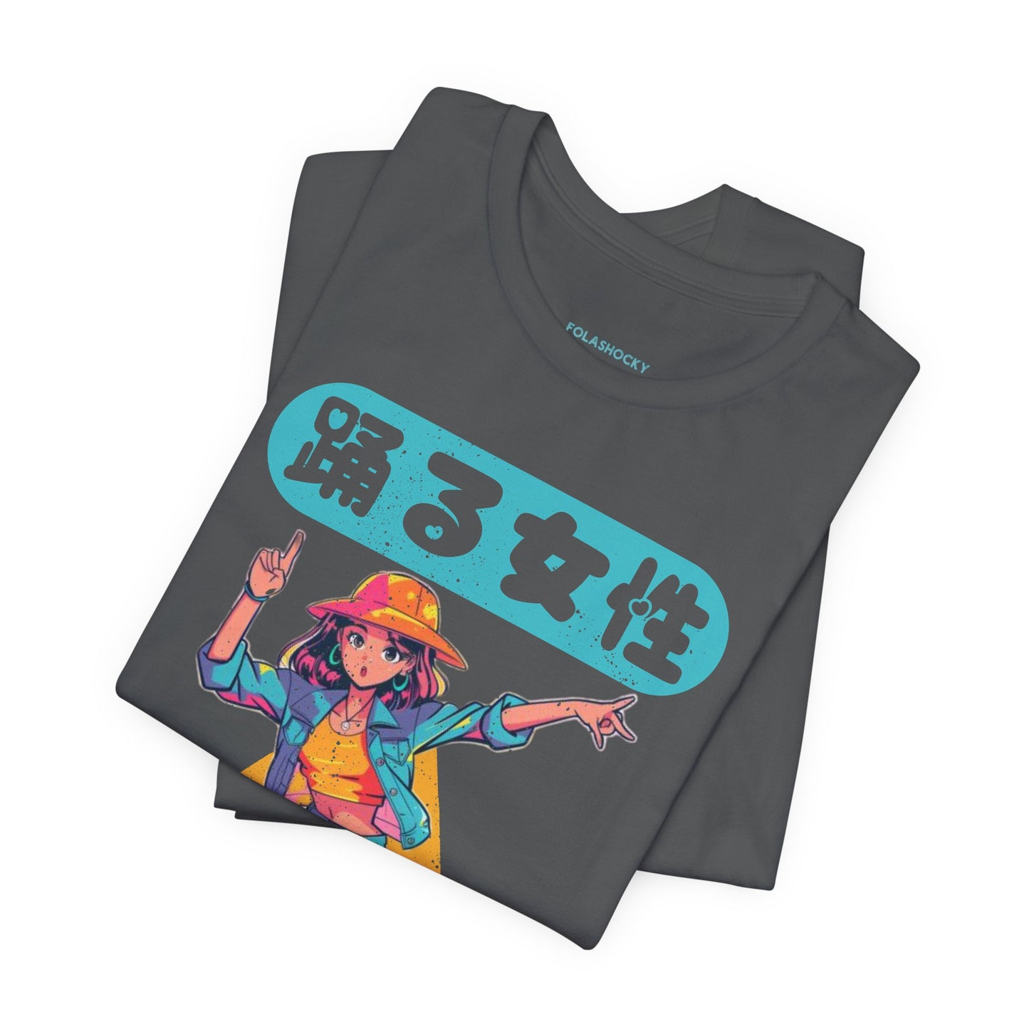 Funny Dancing Anime Woman T Shirt - UK