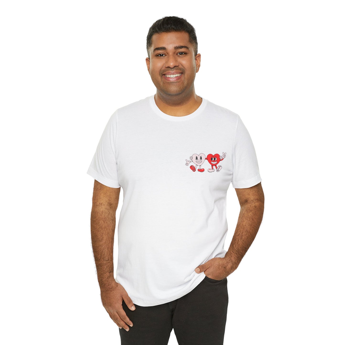 Oh So True Love Heart Rate Retro T Shirt - UK