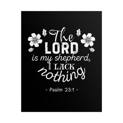 Psalm 23 NIV Bible Verse Poster