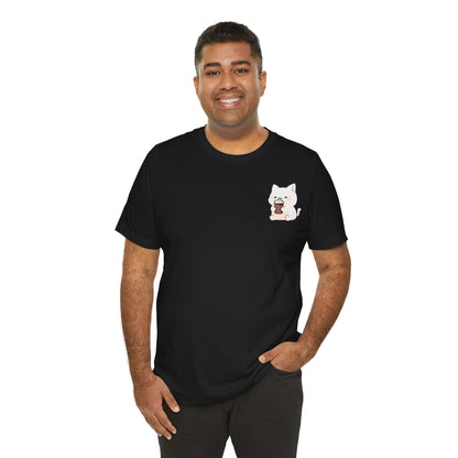 Coffee Cat Cafe T Shirt - UK