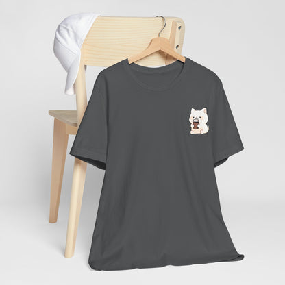 Coffee Cat Cafe T Shirt - UK