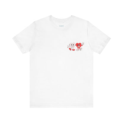 Oh So True Love Heart Rate Retro T Shirt - UK