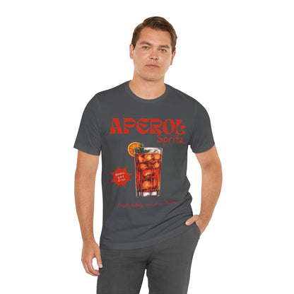 Aperol Spritz Cocktail Bar Drink T Shirt - UK