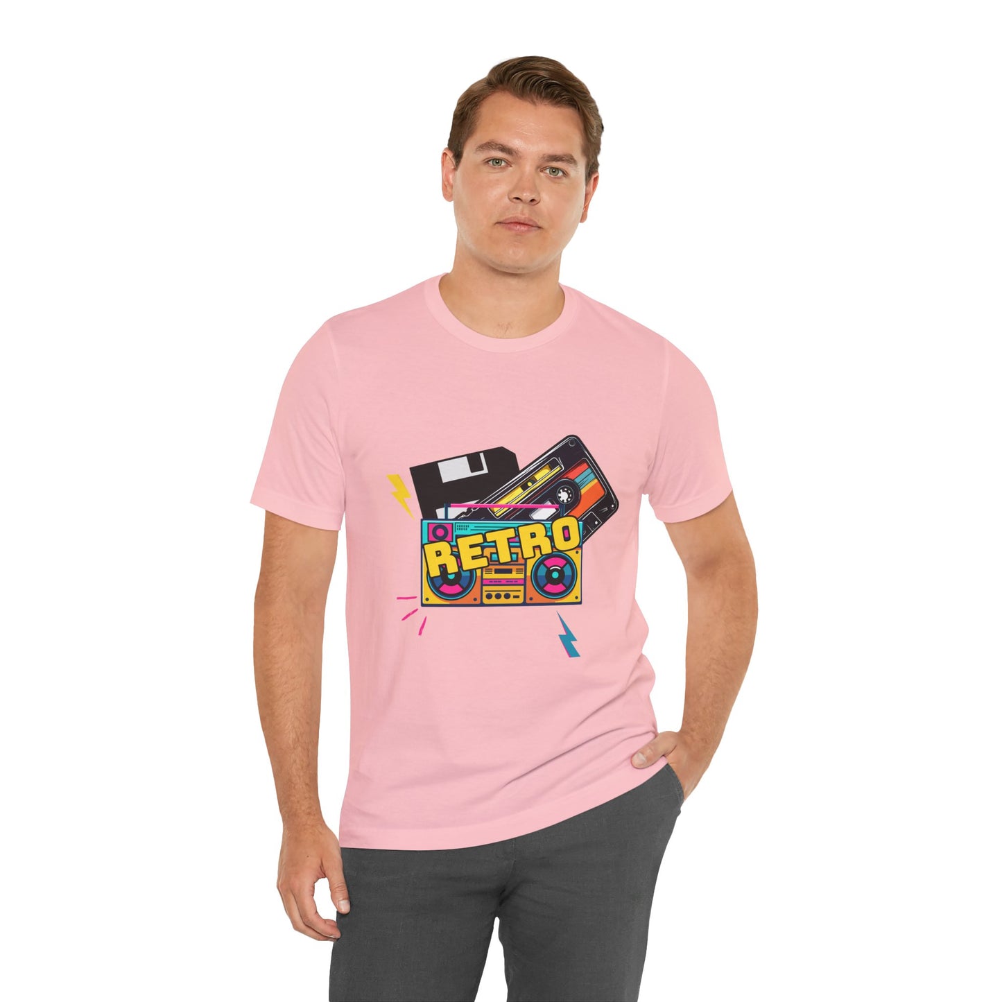 Retro Floppy Disk Music Player With Speaker T Shirt - US