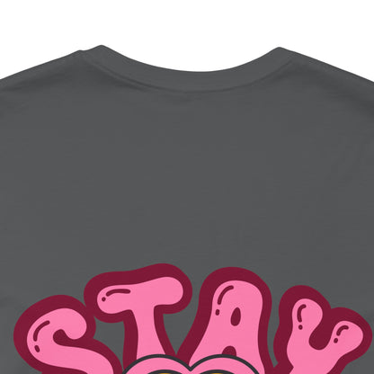 Stay Positive Motivational Quote About Life Retro T Shirt - UK