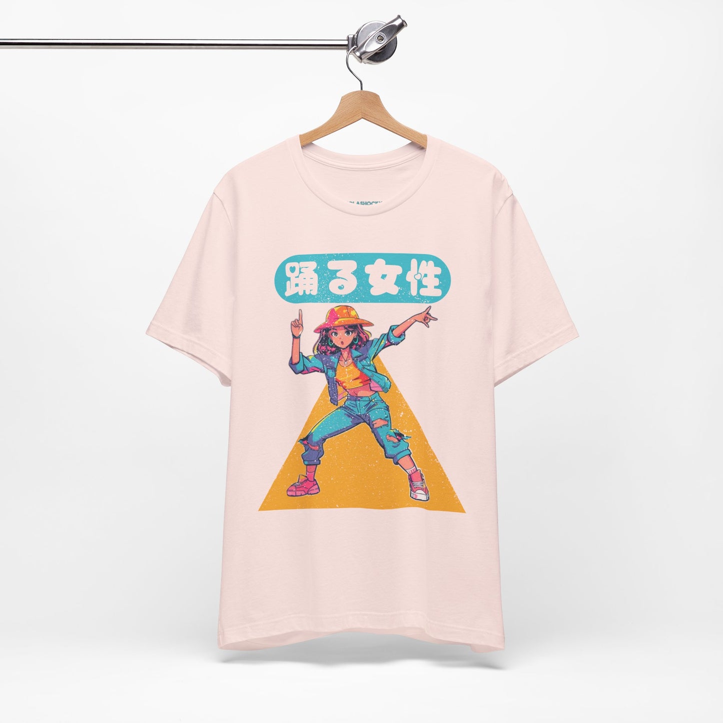 Funny Dancing Anime Woman T Shirt - UK