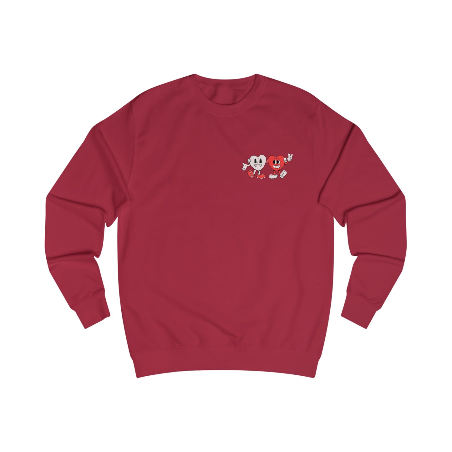 Oh So True Love Heart Rate Retro Sweatshirt - UK