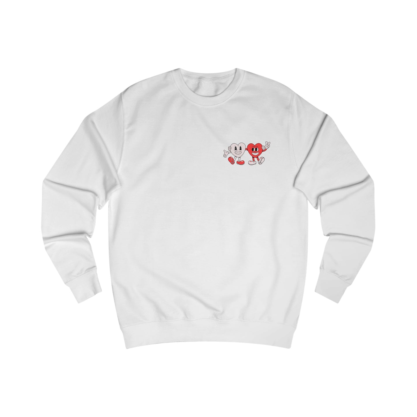 Oh So True Love Heart Rate Retro Sweatshirt - UK