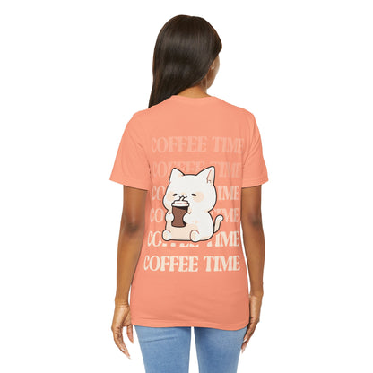 Coffee Cat Cafe T Shirt - UK