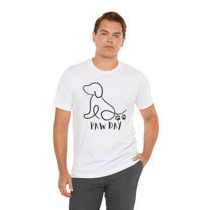 Cute Pet Dog Black Print T Shirt - UK