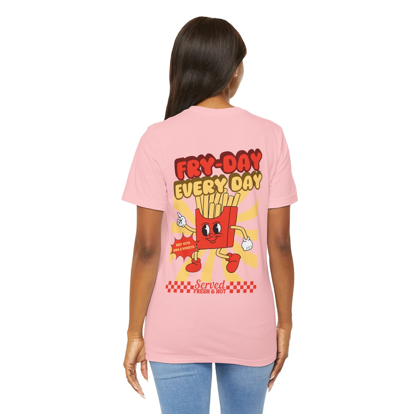 Chicken Nuggets Chips Club Soda Machine Drink T Shirt - US