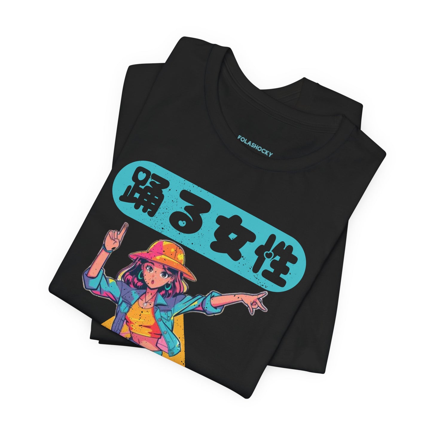 Funny Dancing Anime Woman T Shirt - UK