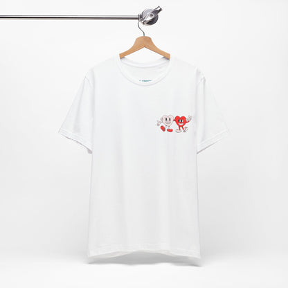 Oh So True Love Heart Rate Retro T Shirt - UK