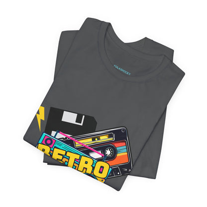 Retro Floppy Disk Music Player With Speaker T Shirt - US