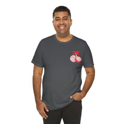 On The Beach Of The Views Red Print T Shirt - US