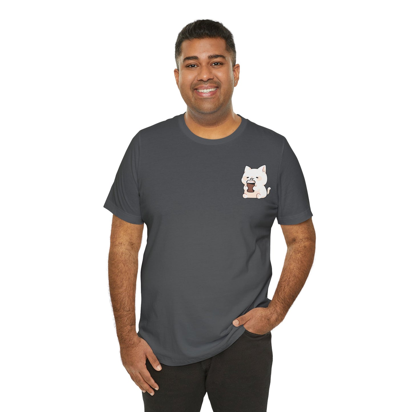 Coffee Cat Cafe T Shirt - UK