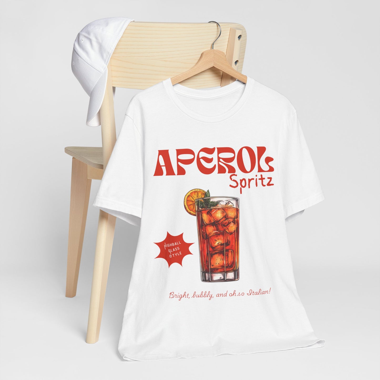 Aperol Spritz Cocktail Bar Drink T Shirt - UK