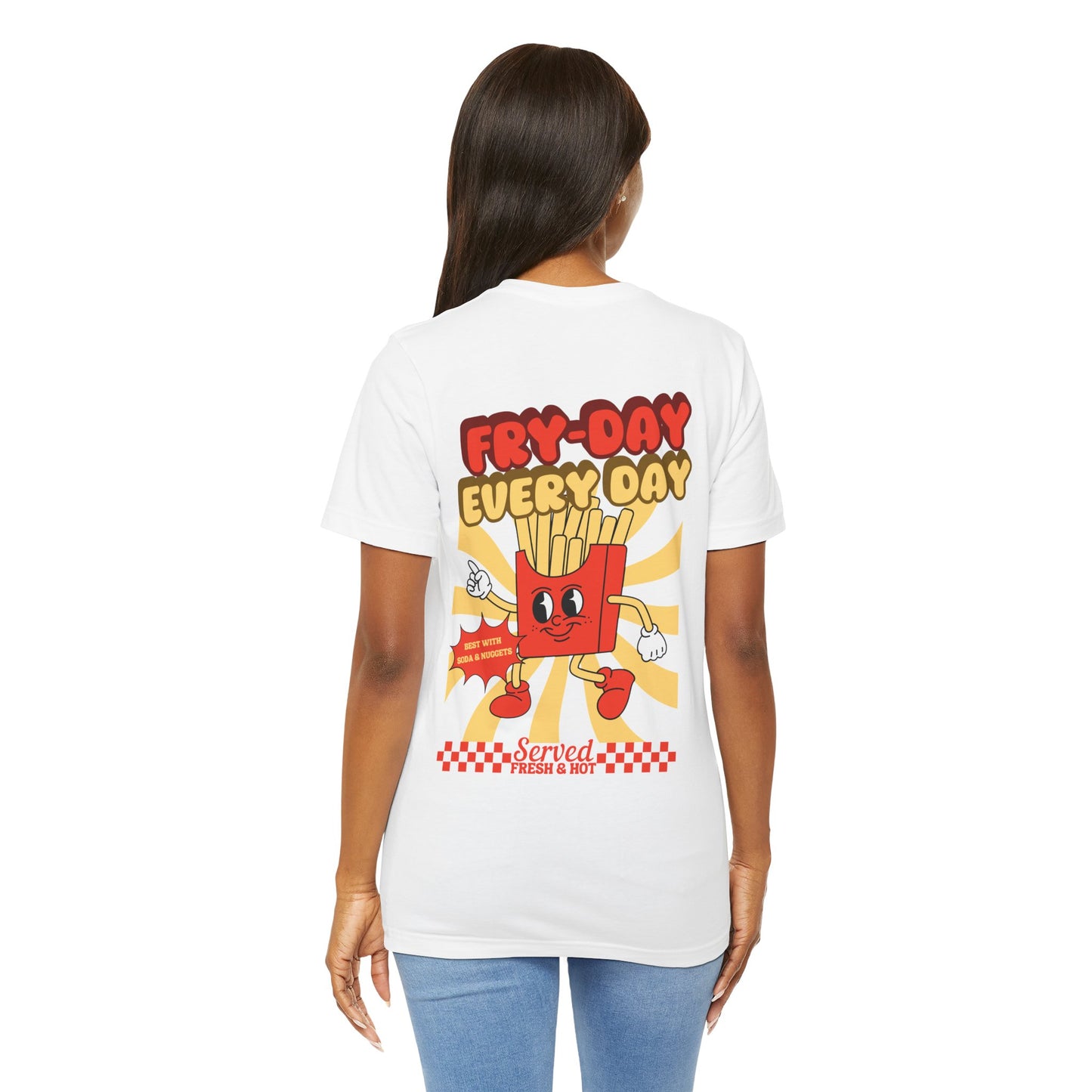 Chicken Nuggets Chips Club Soda Machine Drink T Shirt - US