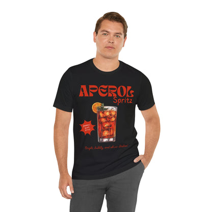 Aperol Spritz Cocktail Bar Drink T Shirt - UK