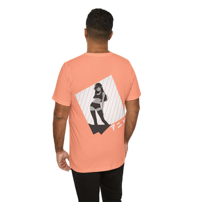 Black Hair Anime Woman T Shirt - UK