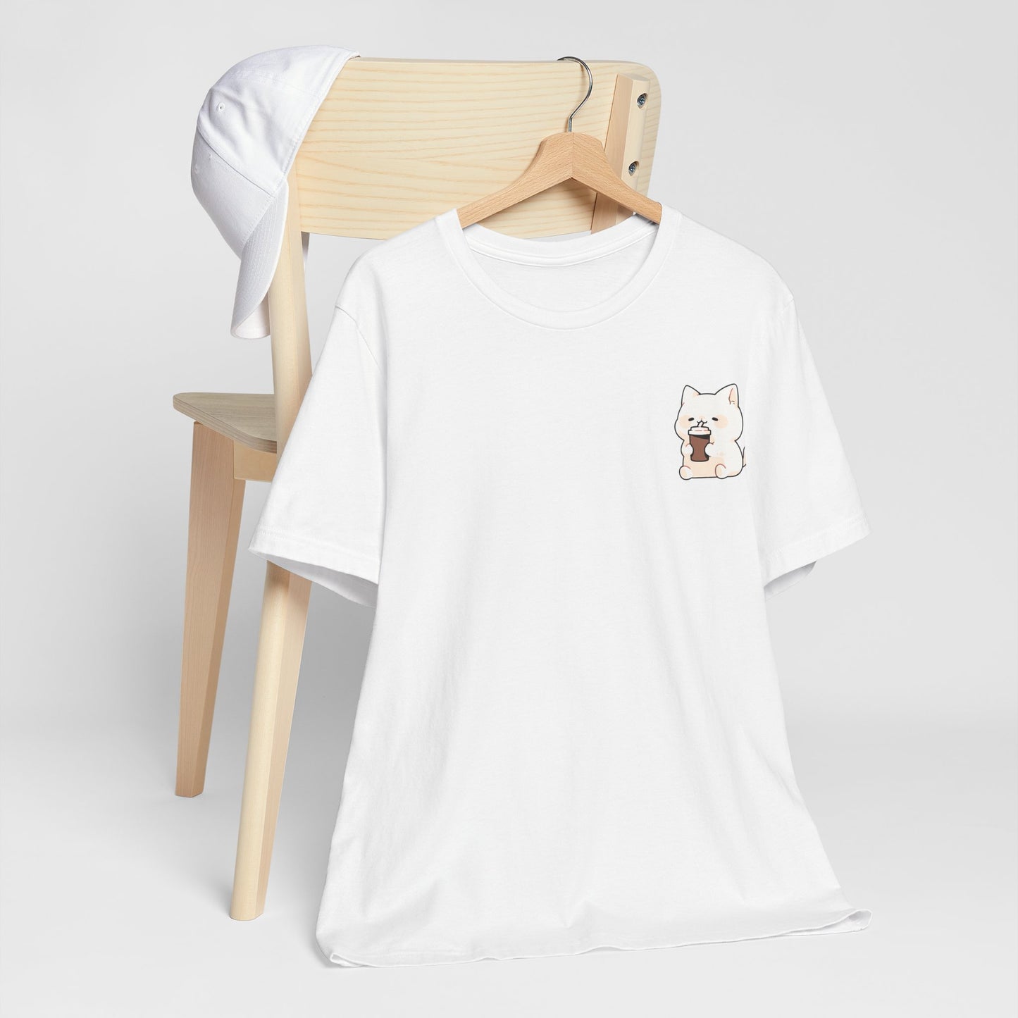 Coffee Cat Cafe T Shirt - UK