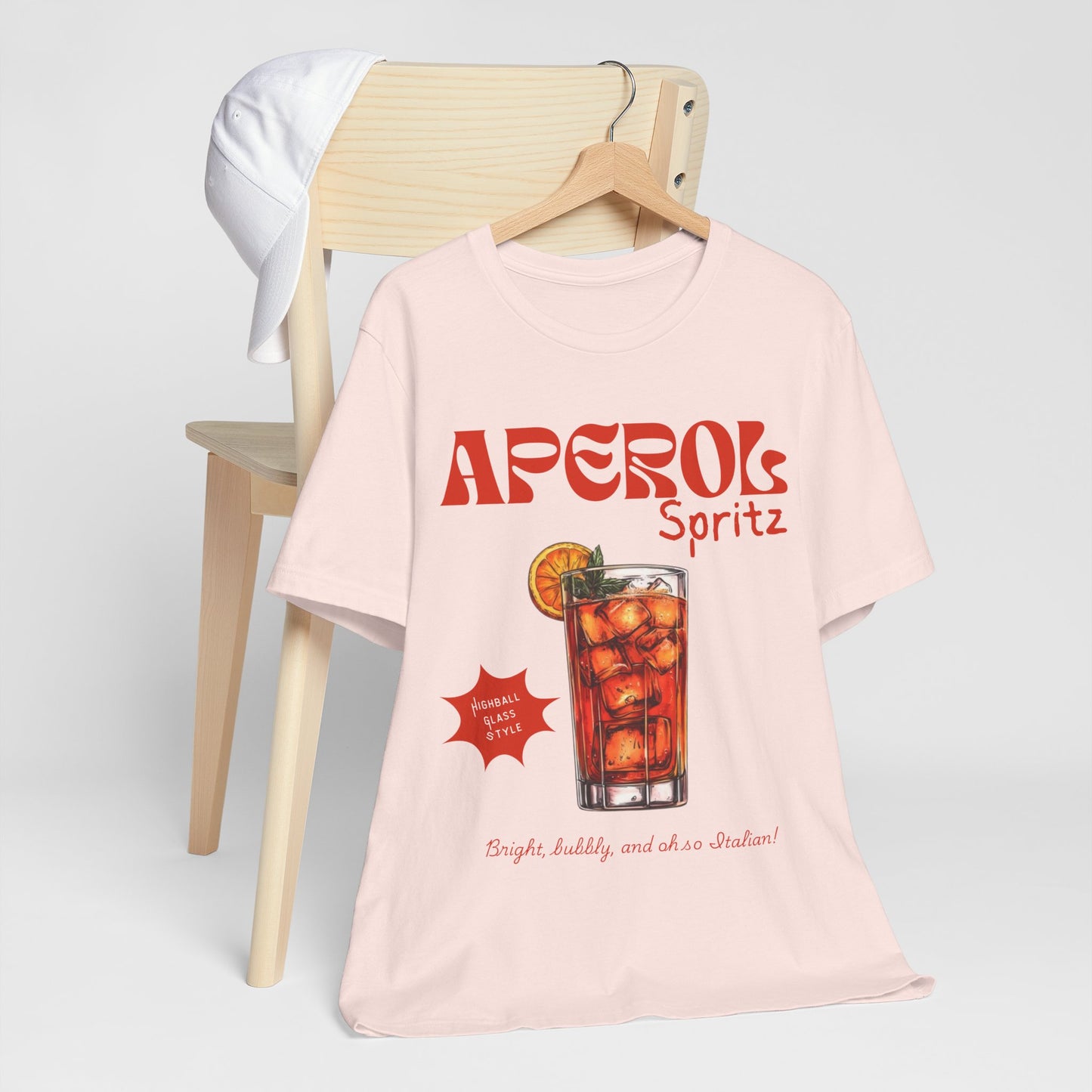 Aperol Spritz Cocktail Bar Drink T Shirt - UK