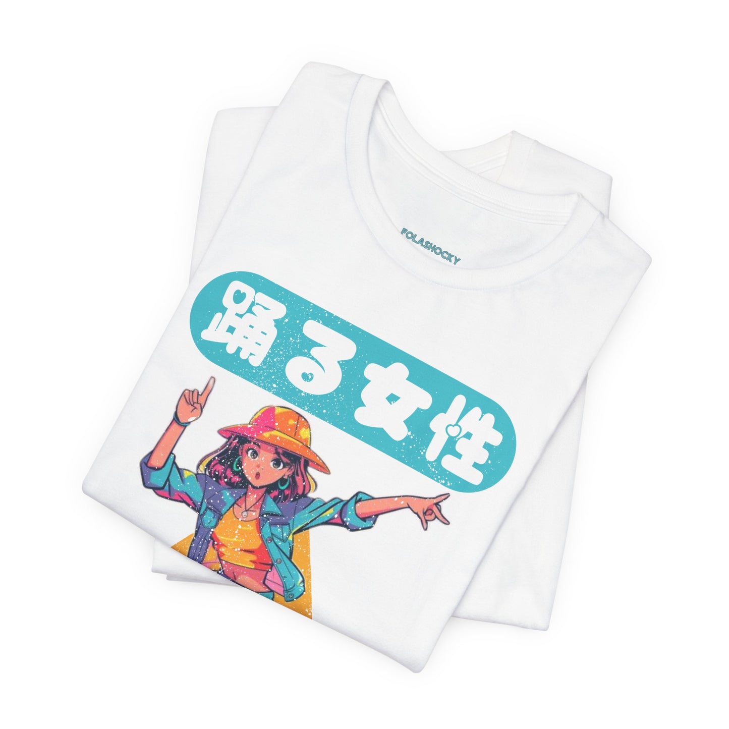 Funny Dancing Anime Woman T Shirt - UK