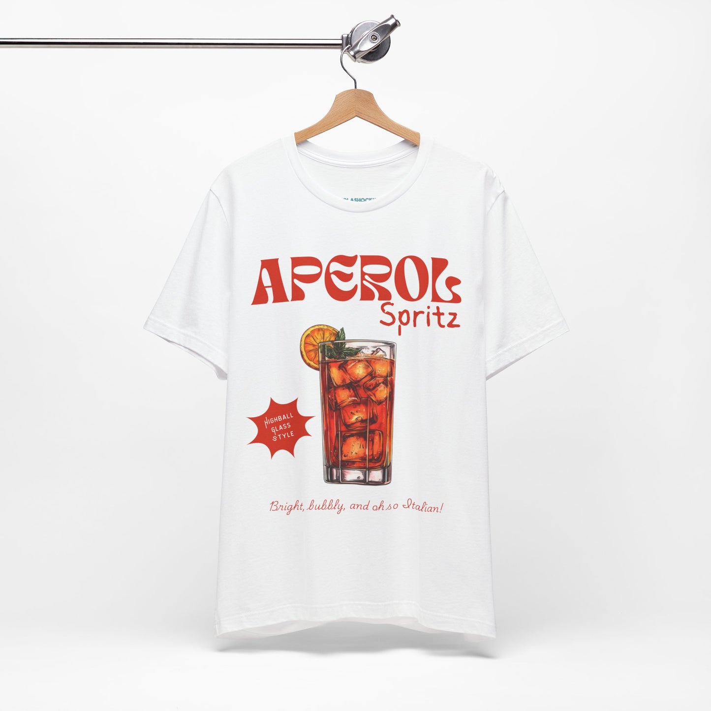 Aperol Spritz Cocktail Bar Drink T Shirt - UK