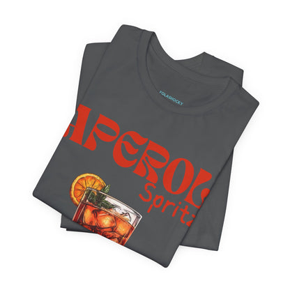 Aperol Spritz Cocktail Bar Drink T Shirt - UK