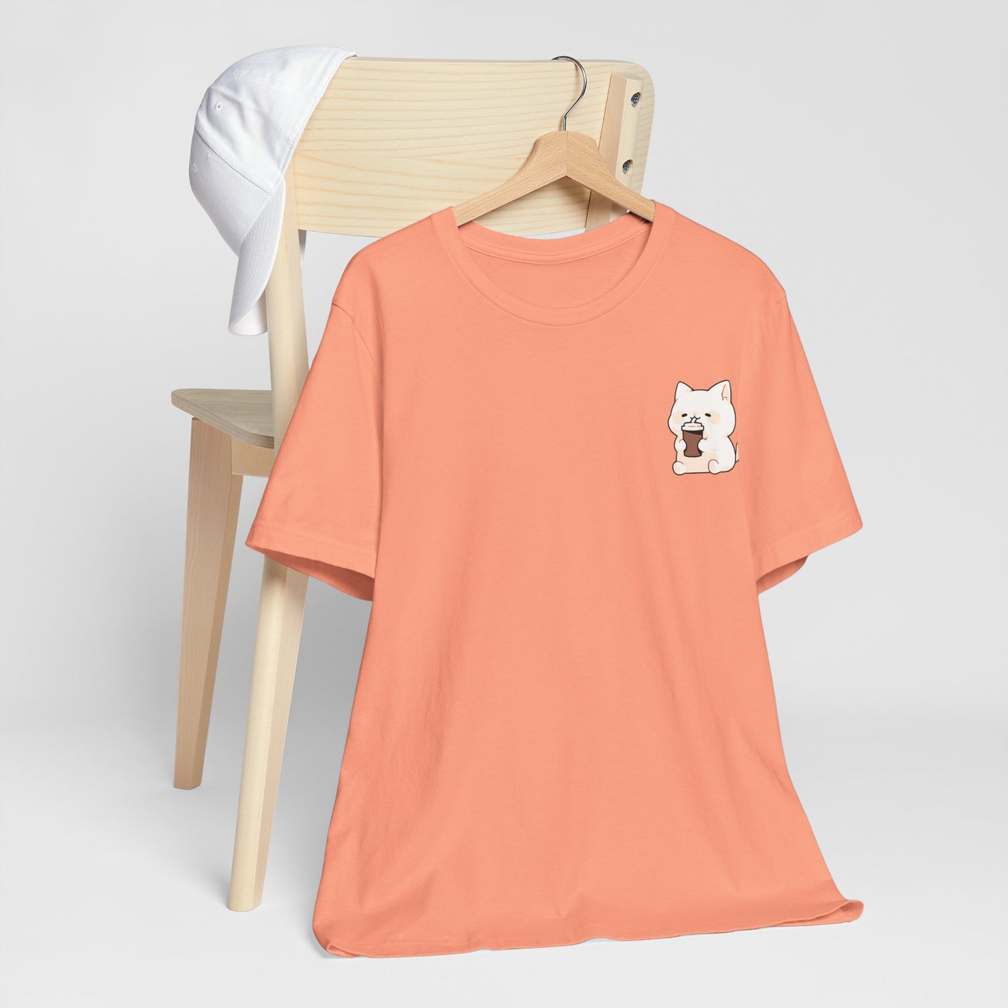 Coffee Cat Cafe T Shirt - UK