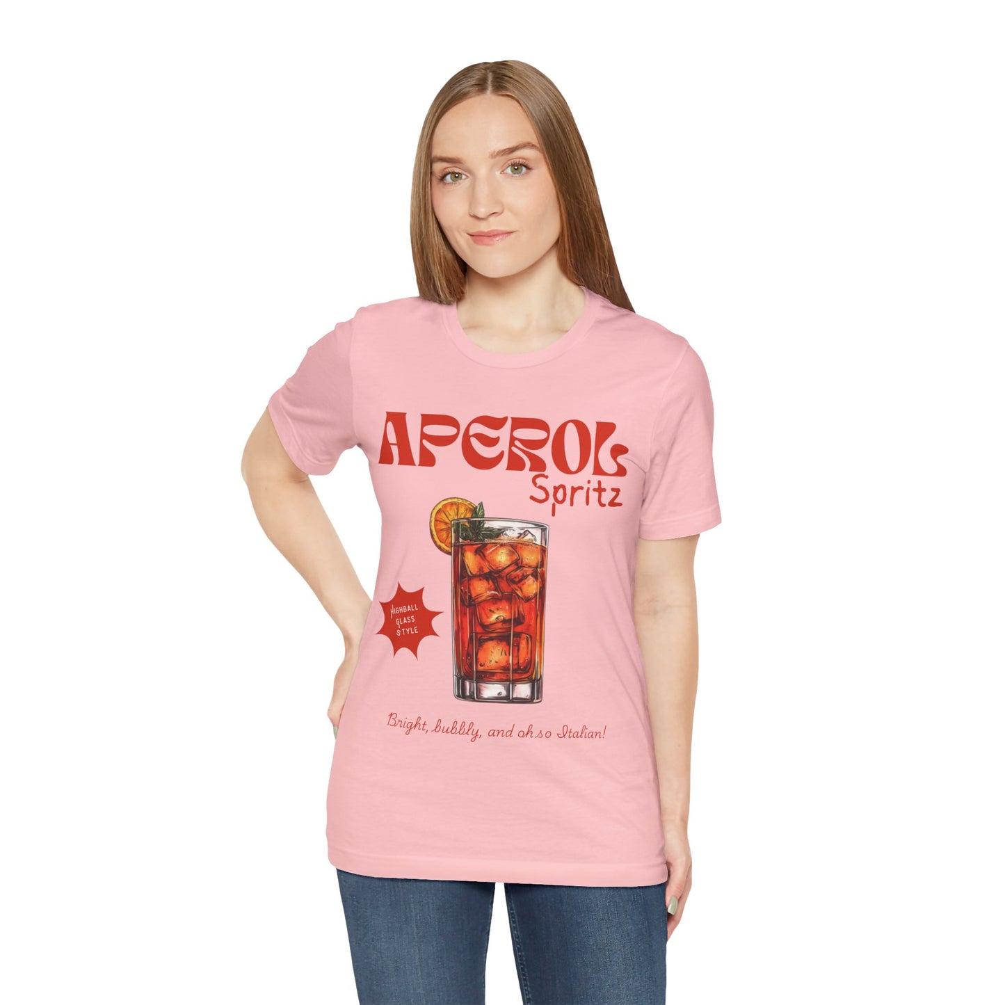 Aperol Spritz Cocktail Bar Drink T Shirt - US