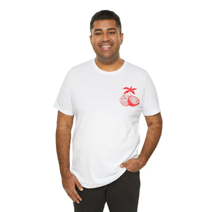 On The Beach Of The Views Red Print T Shirt - UK