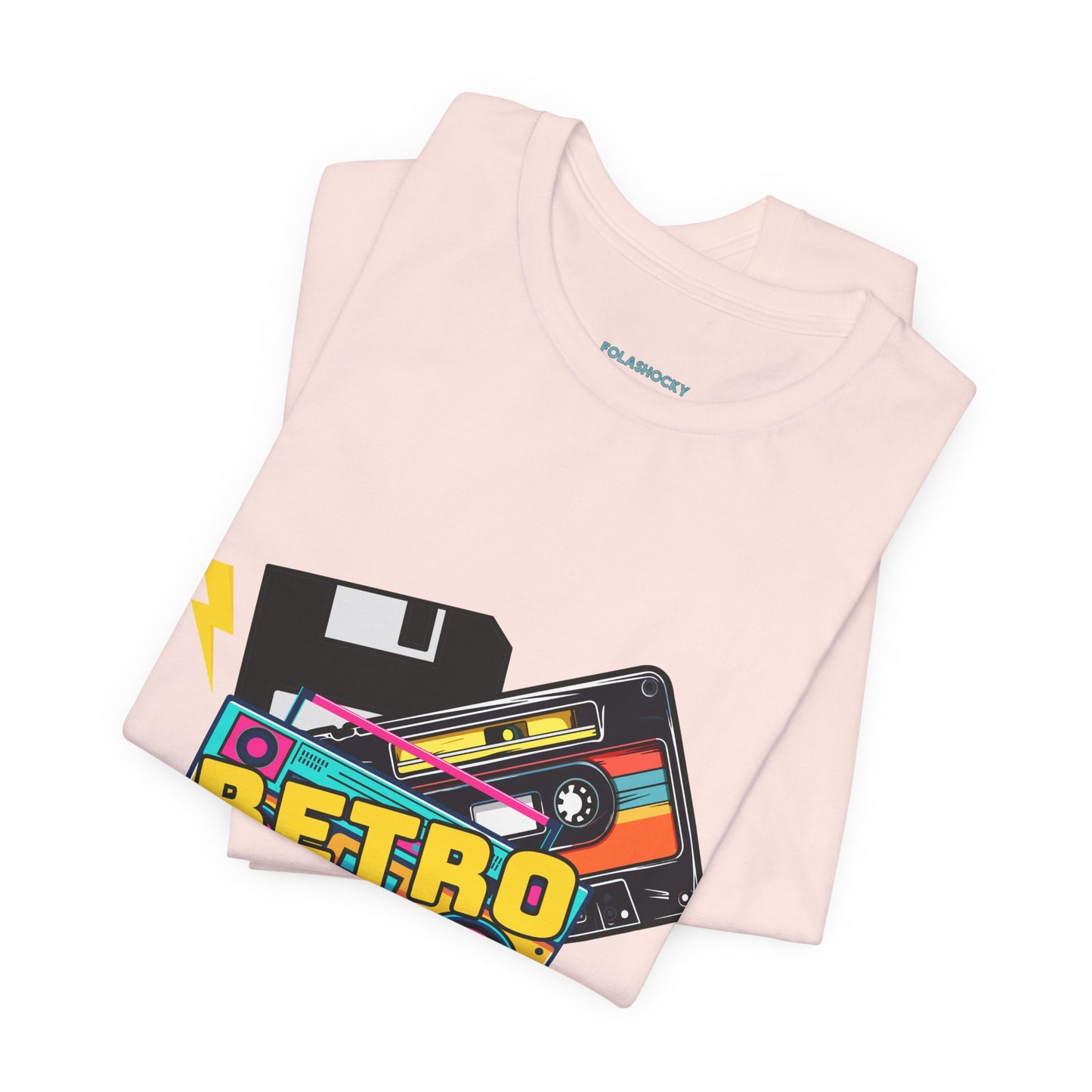 Retro Floppy Disk Music Player With Speaker T Shirt - UK