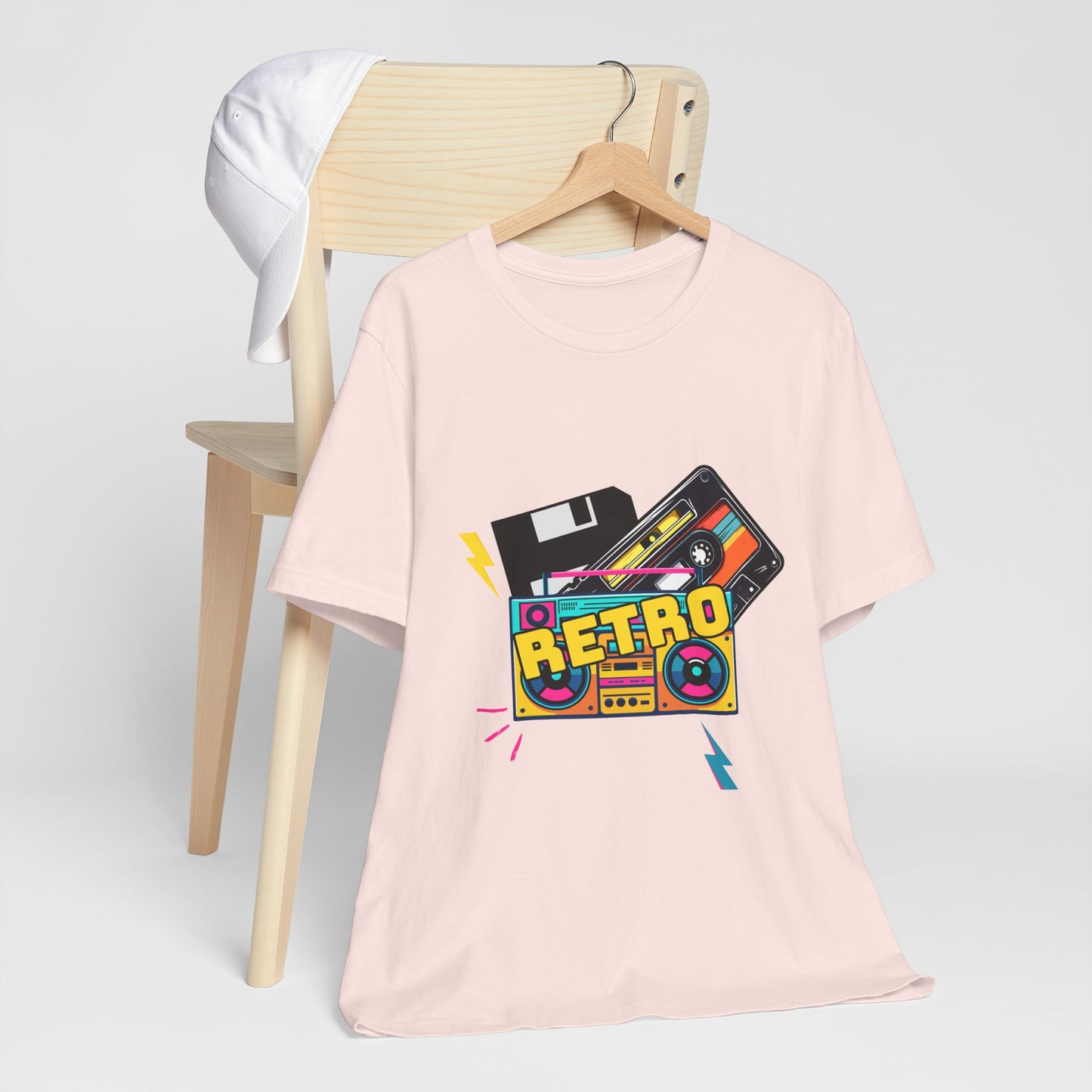 Retro Floppy Disk Music Player With Speaker T Shirt - UK