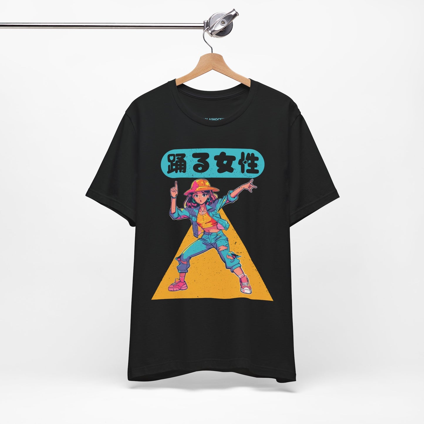 Funny Dancing Anime Woman T Shirt - UK