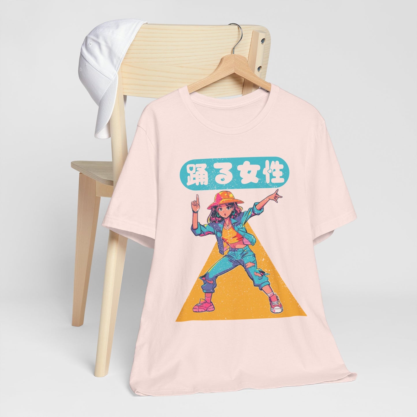 Funny Dancing Anime Woman T Shirt - UK