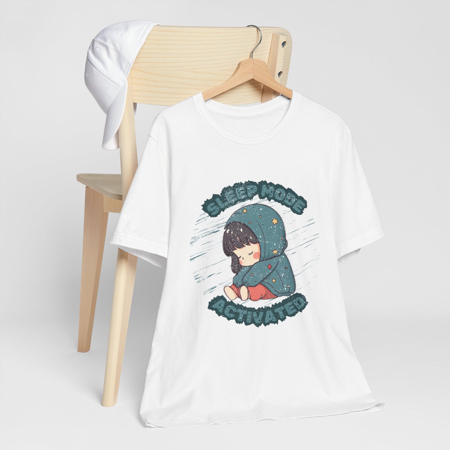 Cute Anime Cartoon Hoodie Woman Sleeping T Shirt - UK