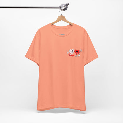 Oh So True Love Heart Rate Retro T Shirt - UK