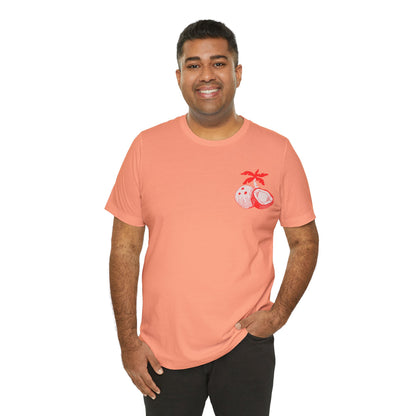 On The Beach Of The Views Red Print T Shirt - UK